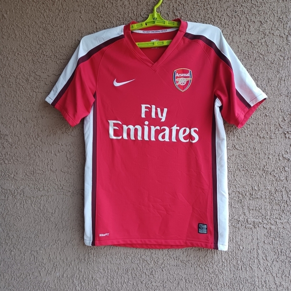 ARSENAL LONDON 2012 2014 HOME FOOTBALL SHIRT SOCCER JERSEY NIKE Red S - Picture 2 of 9
